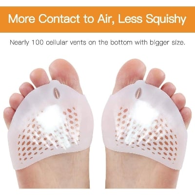 Picture of Forefoot Pad Anti-slip Cushion Silicone Breathable Code Anti-Pain Foot Pad Ladies Heel Insole