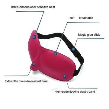 Picture of Serenily Super Smooth Sleep Mask - 1 Pack Lightweight Sleeping Mask, 3D Contoured Shape Blindfold Mask, Mask for Travel, Eye