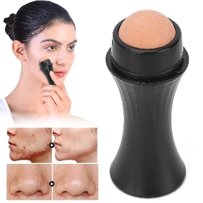 Picture of Retail Care Oil-Absorbing Volcanic Face Roller, Reusable Facial Skincare Tool for At-Home or On-the-Go Mini Massage