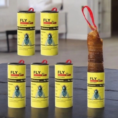 Picture of Yellow Fly Trap for Gardens – 6PCS Ultra Sticky Adhesive Paper for Whiteflies, Thrips, Aphids & Mosquitoes – Best for Indoor & Outdoor Pest Control – Hangable, Weatherproof & Long-Lasting Solution-Yellow