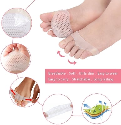 Picture of Forefoot Pad Anti-slip Cushion Silicone Breathable Code Anti-Pain Foot Pad Ladies Heel Insole