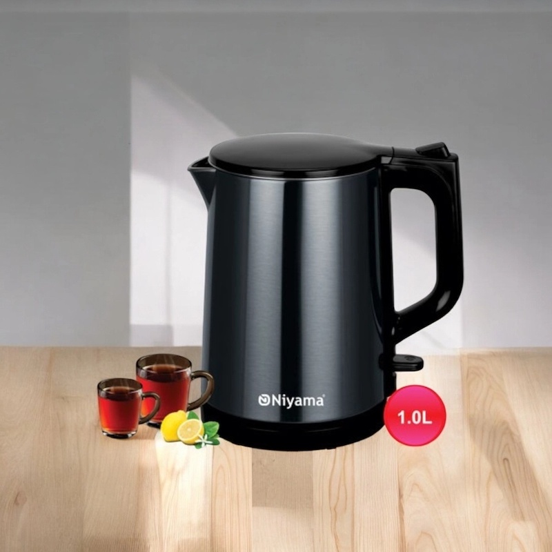 Picture of  Electric Kettle 1.8L, 1500W, Stainless Steel, Double Wall, Cool Touch Teapot, Auto Shut-Off, Boil-Dry Protection, Available in Multiple Colors, 220V 50Hz for Quick Boiling -Multicolor