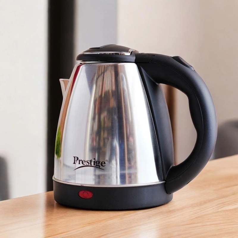 Picture of  Compact Stainless Steel Water Boiling Kettle, 2L, 1500W – Features Temperature Control, Keep Warm Function, and Boil Dry Protection – Portable Electric Kettle in Silver for Quick and Safe Hot Water Heating -Multicolor