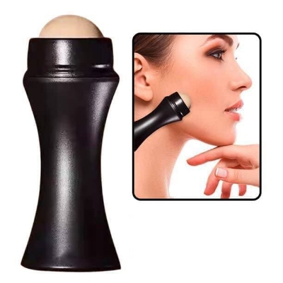 Picture of OilAbsorbing Volcanic Face Roller, Reusable Facial Skincare Tool & Massager for Sebum Control On The Go (One Size)