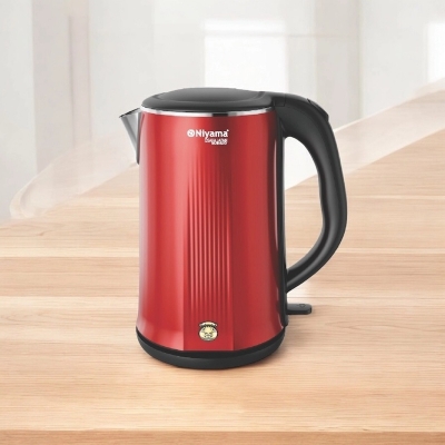 Picture of  Premium Electric Kettle 1.8L 1800W, Stainless Steel, Auto Power Off & Anti-Dry Feature, Double Body Construction, Multiple Color Options, 220V 50Hz for Efficient and Safe Boiling -Multicolor