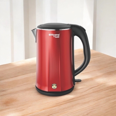Picture of  Premium Electric Kettle 1.8L 1800W, Stainless Steel, Auto Power Off & Anti-Dry Feature, Double Body Construction, Multiple Color Options, 220V 50Hz for Efficient and Safe Boiling -Multicolor