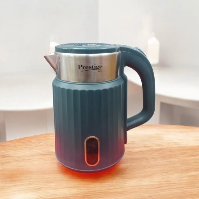 Picture of  Prestige 2.5L Electric Kettle, 1500W Power, Stainless Steel & Plastic Body, Fast Boiling, Auto Shut-Off, Multiple Color Options, 220V 50Hz, Safe & Durable Kettle for Home & Office Use -Multicolor