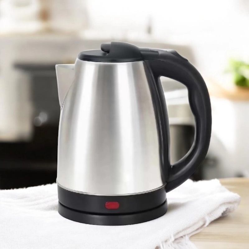 Picture of  Portable Stainless Steel Hot Water Kettle, 2L, 1500W – Smart Electric Design with Boil Dry Protection, Keep Warm Function, and Temperature Control – A Sleek Modern Kettle in Silver for Efficient Heating -Multicolor