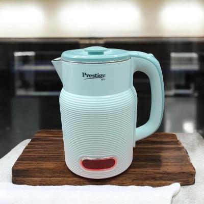 Picture of  Prestige Electric Kettle 2.5L, 1500W, Stainless Steel & Plastic, Auto Shut-Off, Fast Boiling Water Heater, 220V 50Hz, Multiple Color Choices for Safe & Durable Use in Home and Office -Multicolor