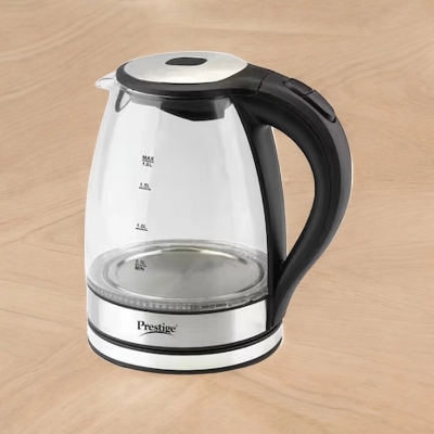 Picture of 1.8L Prestige Crystal Glass Kettle – Electric, 1000W, Transparent Glass Body, 220V, 50Hz, Durable and Stylish, Ideal for Fast Boiling Water, Tea, and Coffee, Available in Multiple Colors (1 Pc)-Multicolor