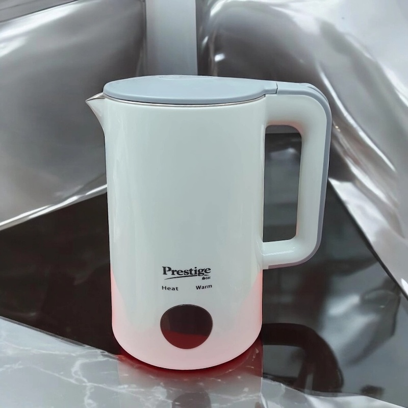 Picture of  Prestige Stainless Steel Electric Kettle 2.3L, 1500W, Fast Boiling, Durable Stainless Steel & Plastic Body, Multiple Color Options, Auto Shut-Off, 220V 50Hz for Home & Office Use -Multicolor