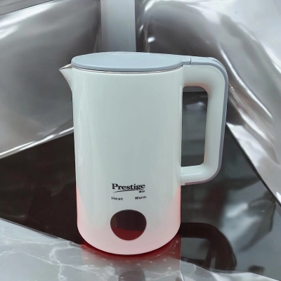 Picture of  Prestige Stainless Steel Electric Kettle 2.3L, 1500W, Fast Boiling, Durable Stainless Steel & Plastic Body, Multiple Color Options, Auto Shut-Off, 220V 50Hz for Home & Office Use -Multicolor