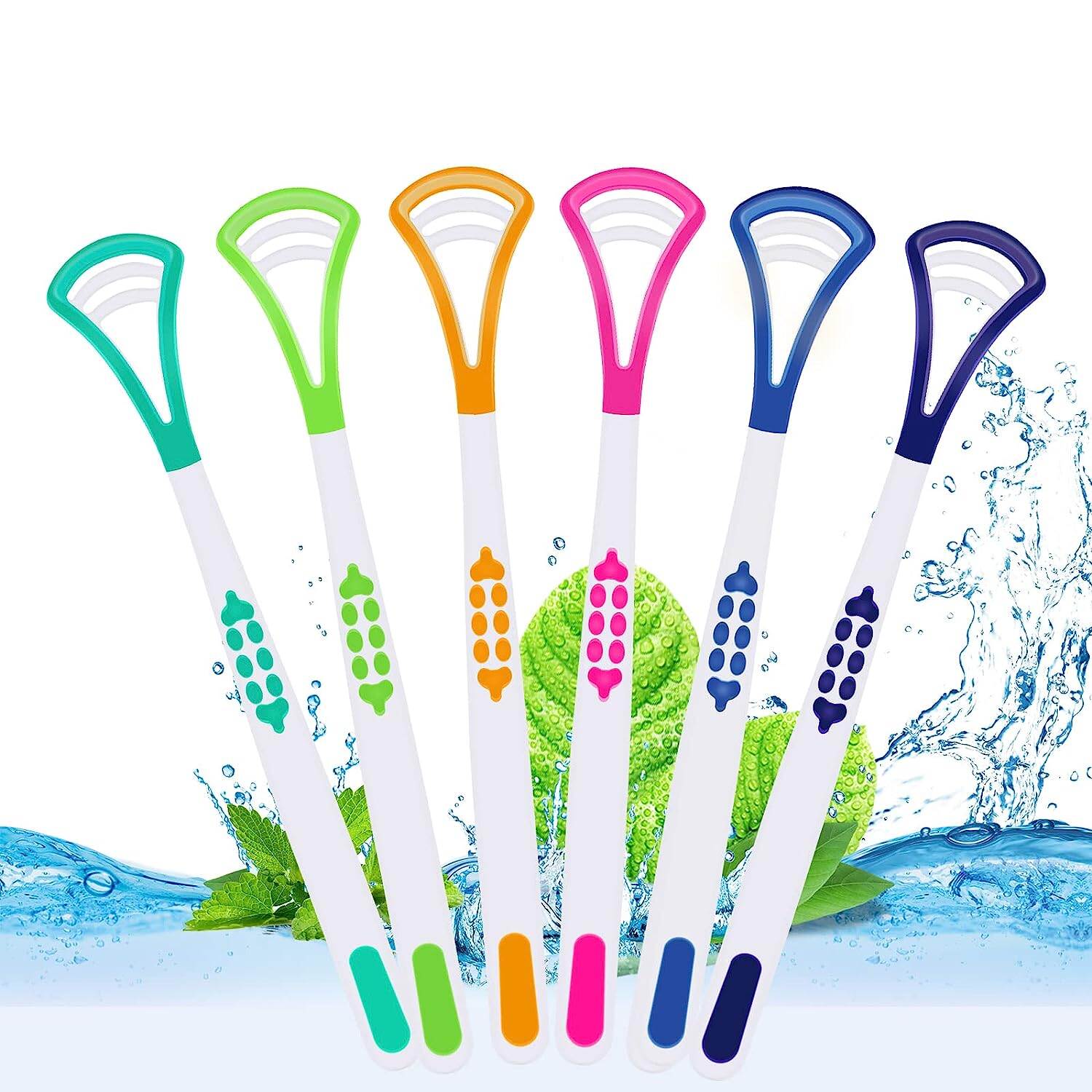 Picture of Tongue Scraper Cleaner Soft Tongue Scraper for Healty Oral Care,maxin 1PCS Tongue Cleaner Oral Health Tools for Adult Kids