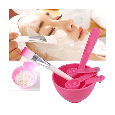 Picture of Retail Care Face Mask Mixing Bowl Set, DIY Facial Facemask Mixing Tool Kit Facial Mask Bowl for Women,Girls, Plastic Face Mask Kit Bowl Mask Bowl Mask Brush Face Spatula(6 in 1)