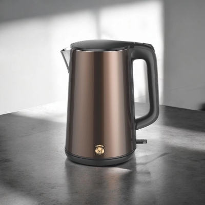Picture of 1.8L Stainless Steel Electric Kettle, 1500W Water Boiler, Insulated with Auto Shut-Off, Designed for Pantry and Office Use, 220V 50Hz, Multiple Colors, Safe and Fast Boiling Solution.-Multicolor