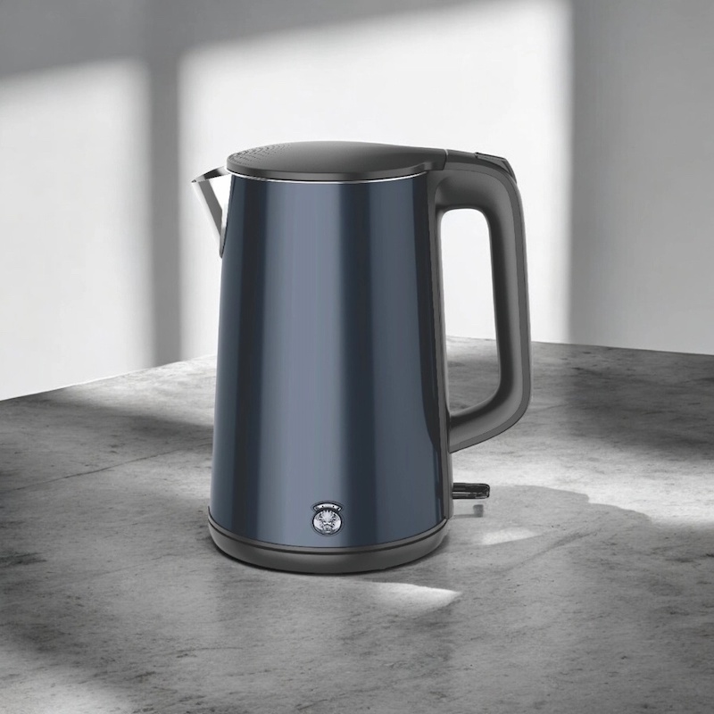 Picture of 1.8L Electric Kettle, Durable Stainless Steel Design, 1500W Hot Water Boiler with Insulation and Auto Shut-Off, Perfect for Pantry or Office, Multiple Colors, 220V 50Hz, Safe Boiling Solution.-Multicolor
