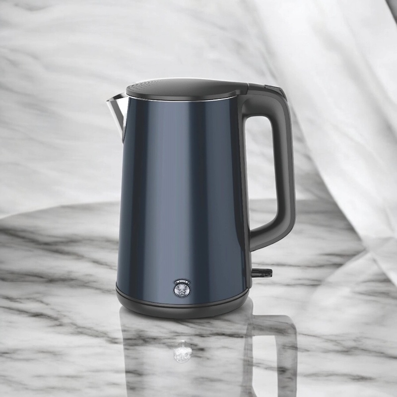 Picture of 1.8L Electric Kettle, Durable Stainless Steel Design, 1500W Hot Water Boiler with Insulation and Auto Shut-Off, Perfect for Pantry or Office, Multiple Colors, 220V 50Hz, Safe Boiling Solution.-Multicolor
