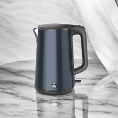 Picture of 1.8L Electric Kettle, Durable Stainless Steel Design, 1500W Hot Water Boiler with Insulation and Auto Shut-Off, Perfect for Pantry or Office, Multiple Colors, 220V 50Hz, Safe Boiling Solution.-Multicolor