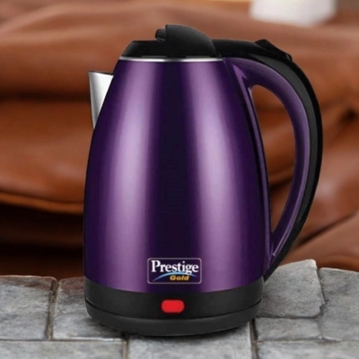 Picture of 1.8L Stainless Steel Electric Water Kettle, 1500W, Temperature Control, Boil-Dry Protection, Keep Warm Function, Multiple Color Options, 220V, 50Hz – Portable and Efficient Hot Water Kettle (1 Pc)-Multicolor
