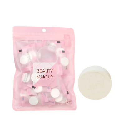 Picture of 30 pcs Compressed Facial Mask Sheet Skin Care DIY Compressed Disposable Facial Masks Skin Care Face Sheet Facial Paper Natural Cotton Wrapped Paper