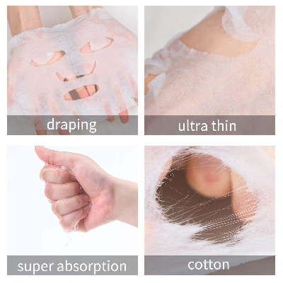 Picture of 30 pcs Compressed Facial Mask Sheet Skin Care DIY Compressed Disposable Facial Masks Skin Care Face Sheet Facial Paper Natural Cotton Wrapped Paper
