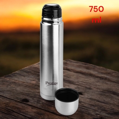 Picture of Leak-Proof 750ml Prestige Flask with Stylish Design - Double Wall Stainless Steel Insulation for Beverages-Multicolor
