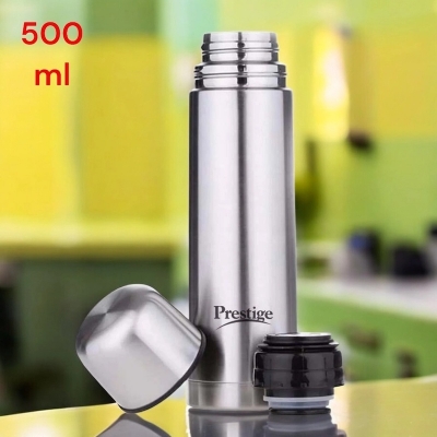 Picture of Prestige Flask 500ml - Double Wall Insulated Stainless Steel Bottle for Long-Lasting Hot or Cold Beverages-Multicolor