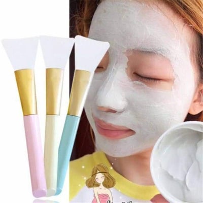 Picture of Daubigny 1PCS Silicone Face Mask Brush,Mask Beauty Tool Soft Silicone Facial Mud Mask Applicator Brush Hairless Body Lotion And Body Butter Applicator Tools
