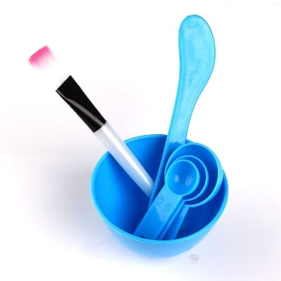 Picture of Face Mask Mixing Bowl Set, DIY Facial Facemask Mixing Tool Kit Facial Mask Bowl for Women,Girls, Plastic Face Mask Kit Bowl Mask Bowl Mask Brush Face Spatula(6 in 1)