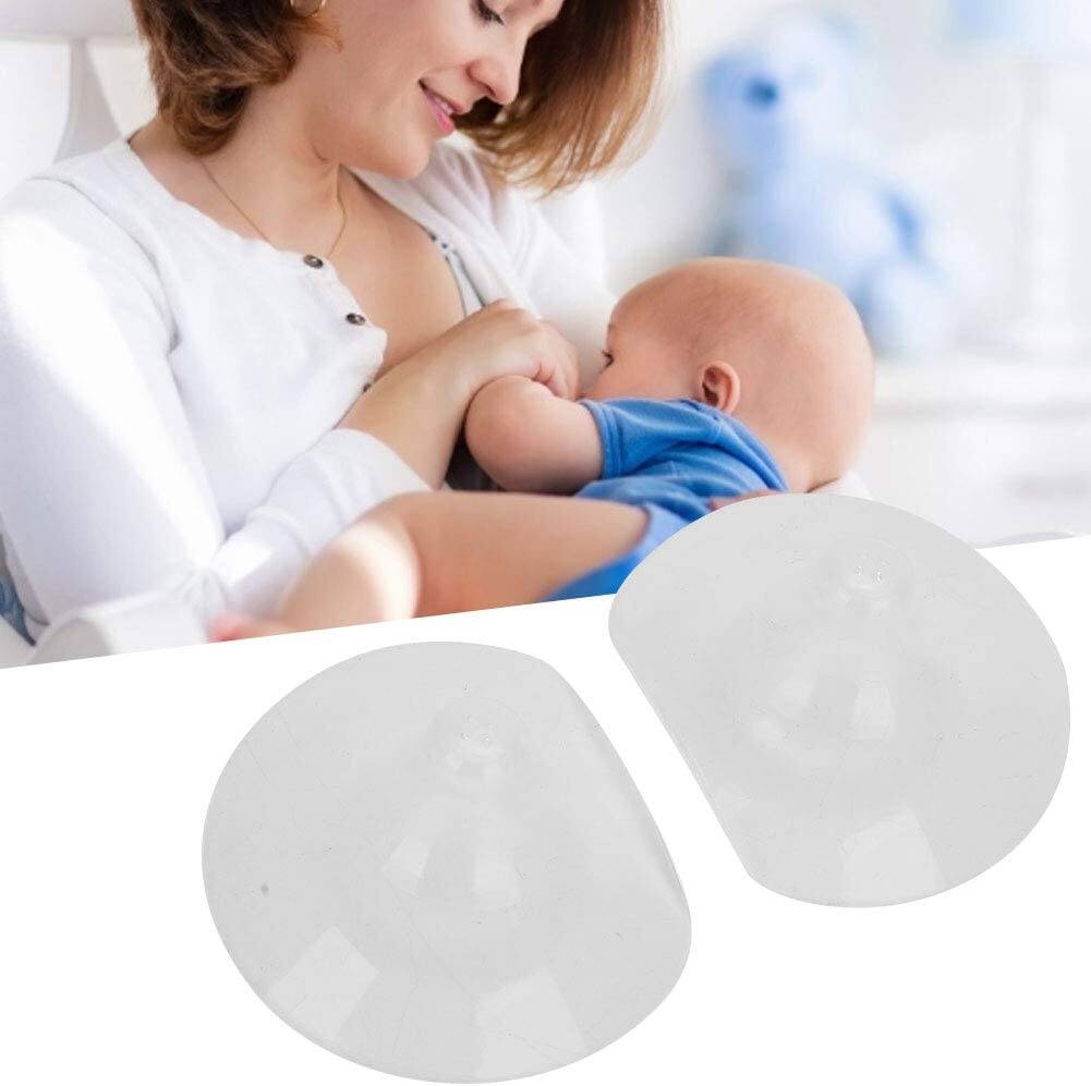 Picture of Silicone Nipple Protector, 2 Piece Nipple Shield Silicone Nipple Protector Breastfeeding Nipple Guard for Breastfeeding Nipple Shields with Boxes