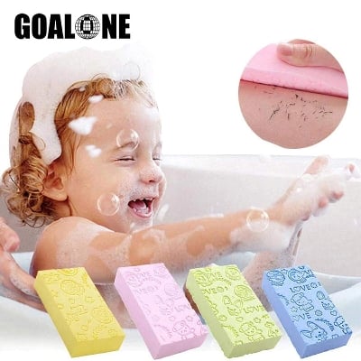 Picture of Soft Baby Sponge for Bathing- 1Pack Exfoliating Bath Sponge Cute Animal Shapes Dead Skin Sponge Remover for Baby Toddler Kids Bathing