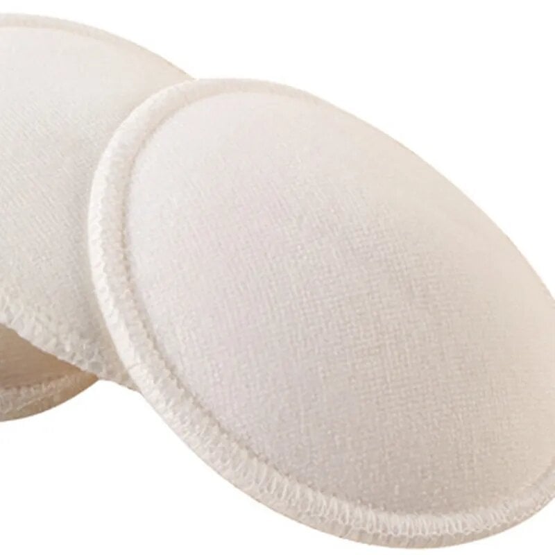 Picture of 4 Pcs Anti-overflow Nursing Bra Pad Anti Overflow Breast Pads Maternity Women Nursing Bra Washable Breast Pad