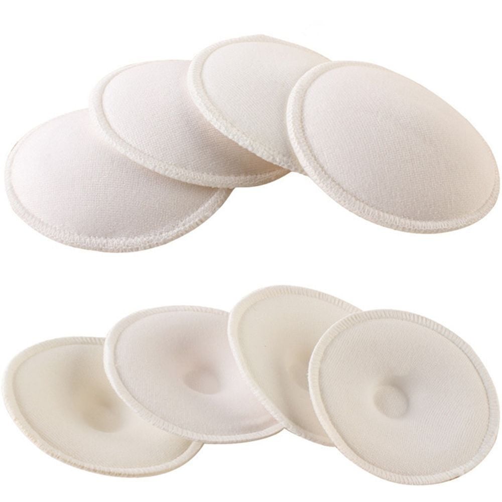 Picture of 4 Pcs Anti-overflow Nursing Bra Pad Anti Overflow Breast Pads Maternity Women Nursing Bra Washable Breast Pad