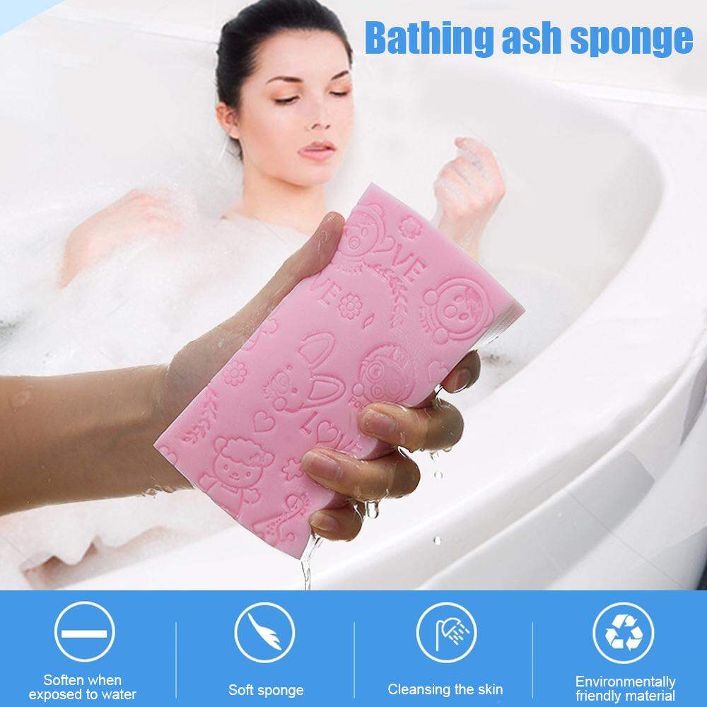Picture of Exfoliating Bath Sponge, 1 pcs Ultra Soft Body Skin Bath Shower Spa Brush Massager Dead Skin Removal Bathing Sponges