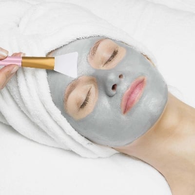 Picture of 1Pc Silicone Face Mask Brush, Mask Beauty Tool Soft Silicone Facial Mud Mask Applicator Brush