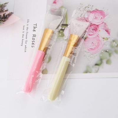 Picture of 1Pc Silicone Face Mask Brush, Mask Beauty Tool Soft Silicone Facial Mud Mask Applicator Brush