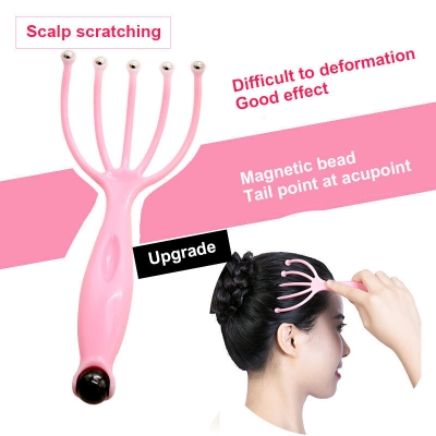 Picture of Yeesabella 1 PCS Scalp Massager Head Massager Handheld Claw Massager for Deep Relaxation & Stress Reduction in Office Home SPA