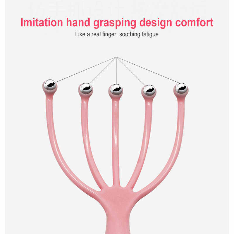 Picture of Yeesabella 1 PCS Scalp Massager Head Massager Handheld Claw Massager for Deep Relaxation & Stress Reduction in Office Home SPA