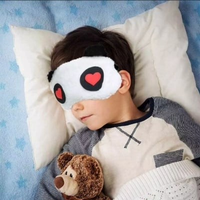 Picture of Retail Care Panda Sleep Masks, Eye Mask Eyeshade Eyepatch Soft Sleep Masks Lovely Panda Travel Sleeping Blindfold Nap Cover, Different Looks
