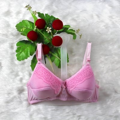 Picture of Bra for girl Standard  Foam Bra for girls or women Qualityfull Half Lace foam Bra  Body Fitting Stylish And Comfortable Bra (1PCS)