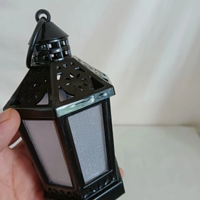 Picture of  14cm Multi-Color LED Lantern for Ramadan Kareem - Battery-Powered Wind Light | Ideal for Islamic Party and Room Decor -Multicolor