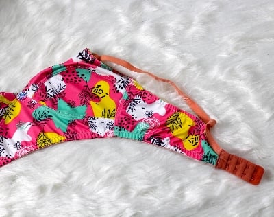 Picture of Soft 3 Piece Comfortable Sexy Stylish Design Stretchable Printed bra for Women and Beautiful Girlls