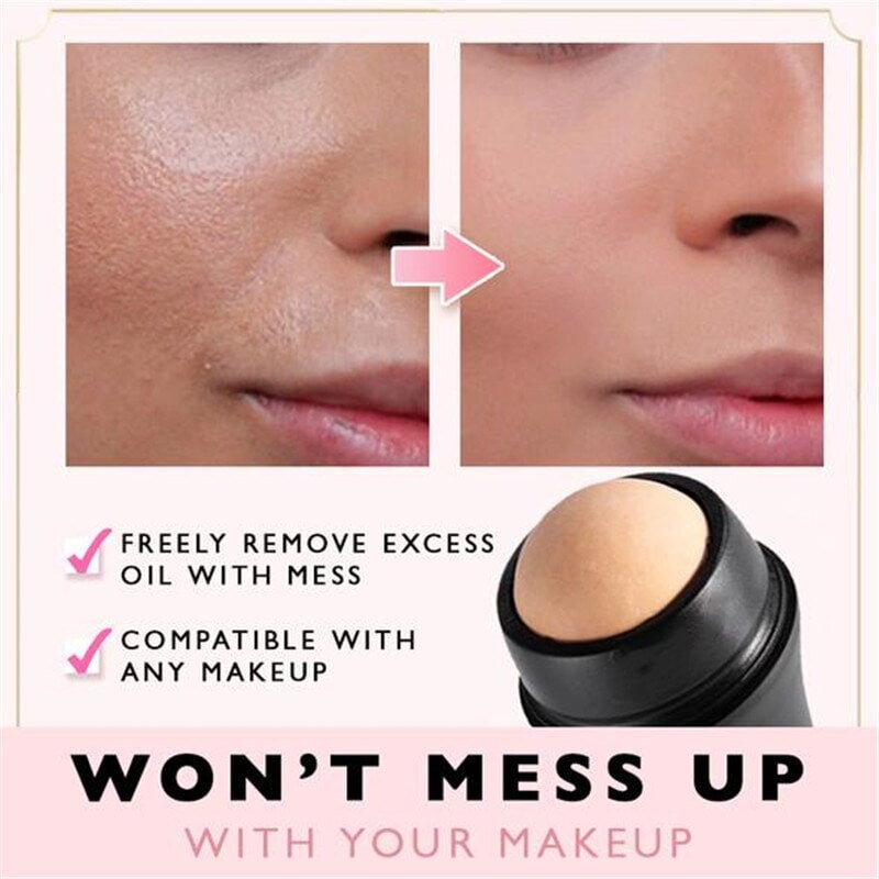 Picture of OilAbsorbing Roller Volcanic Stone Face Roller ReusableOilControl Roller for Face Skincare Volcanic Face Roller for OilySkin OilAbsorber Roller Makeup Friendly Volcanic Roller