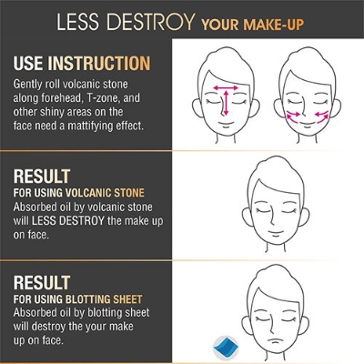 Picture of OilAbsorbing Roller Volcanic Stone Face Roller ReusableOilControl Roller for Face Skincare Volcanic Face Roller for OilySkin OilAbsorber Roller Makeup Friendly Volcanic Roller