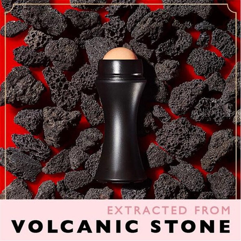 Picture of OilAbsorbing Roller Volcanic Stone Face Roller ReusableOilControl Roller for Face Skincare Volcanic Face Roller for OilySkin OilAbsorber Roller Makeup Friendly Volcanic Roller