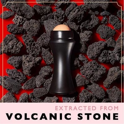 Picture of OilAbsorbing Roller Volcanic Stone Face Roller ReusableOilControl Roller for Face Skincare Volcanic Face Roller for OilySkin OilAbsorber Roller Makeup Friendly Volcanic Roller