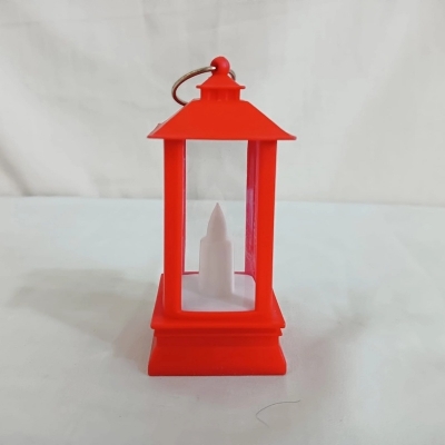Picture of  LED Lantern Retro Style - 9cm Multi-Color ABS Plastic Light for Courtyard and Garden Decor | Battery-Powered for Ramadan and Room Lighting -Multicolor