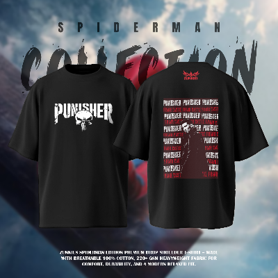 Picture of Spider-Man - Zunkies Premium Collection - Oversized Drop Shoulder T-shirt