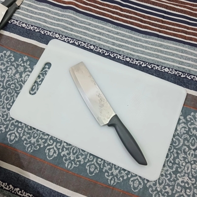 Picture of Brazilian-Made Tramontina Cook's Knife – 23444/067 – 6-Inch Stainless Steel Blade, Grey Polypropylene Handle, Perfect for Kitchen Tasks, Durable and High-Quality, 1 Piece Included.-Silver
