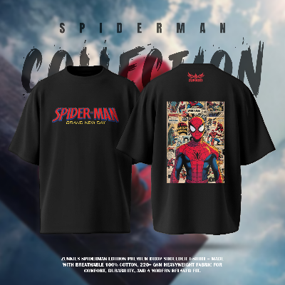 Picture of Spider-Man - Zunkies Premium Collection - Oversized Drop Shoulder T-shirt